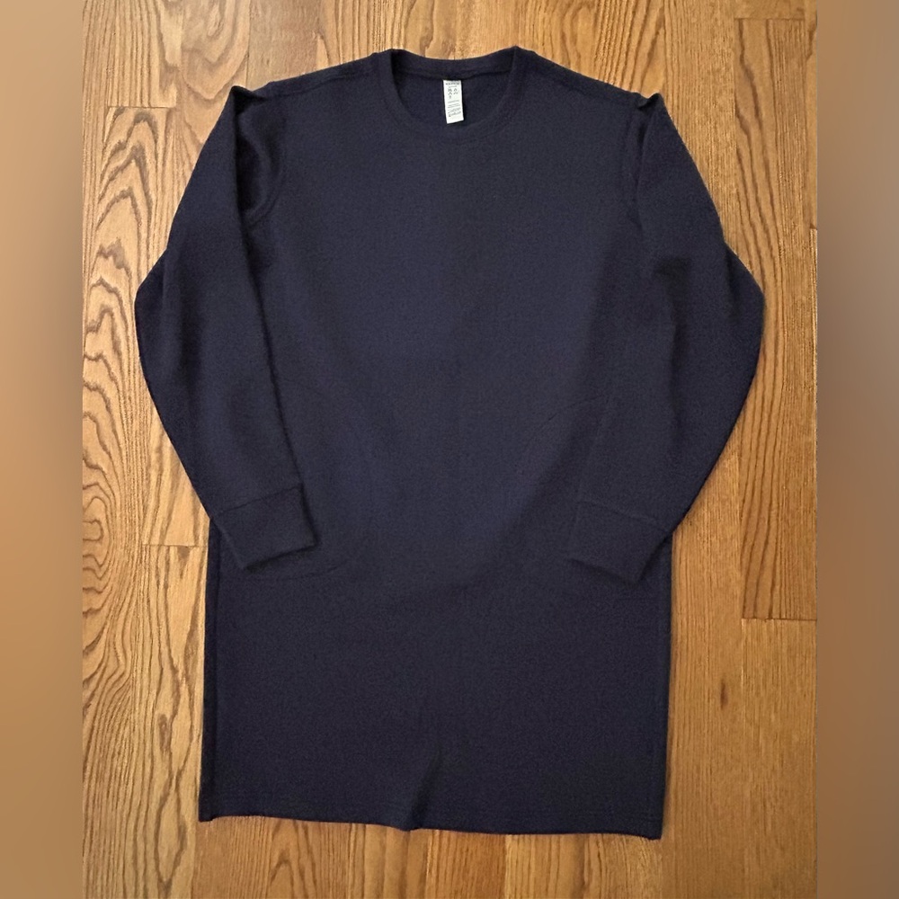 SPANX AirEssentials Navy Crew Neck Dress Oversized